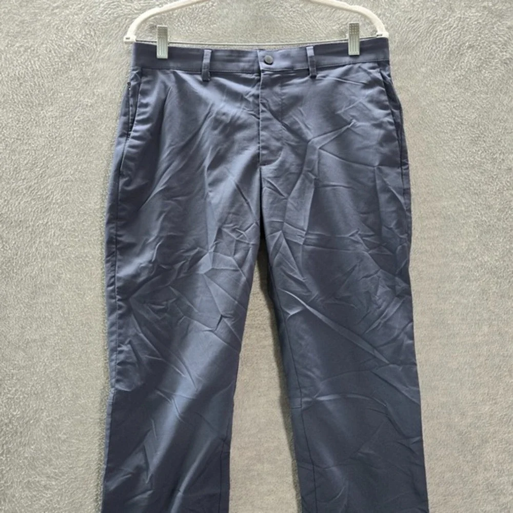Banana Republic Men Pants 31x32 Blue Chino Slim‎ Fit Straight Pockets Polyester